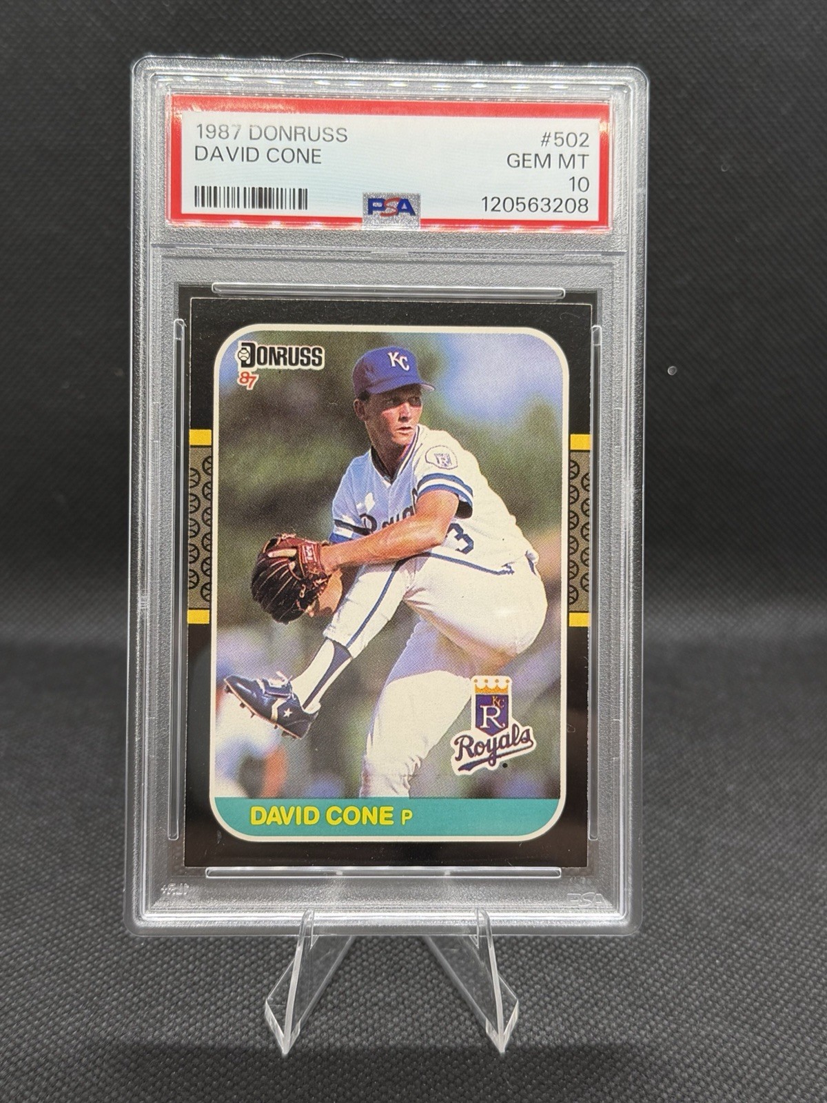1987 Donruss - David Cone #502 (RC) PSA Gem MT 10