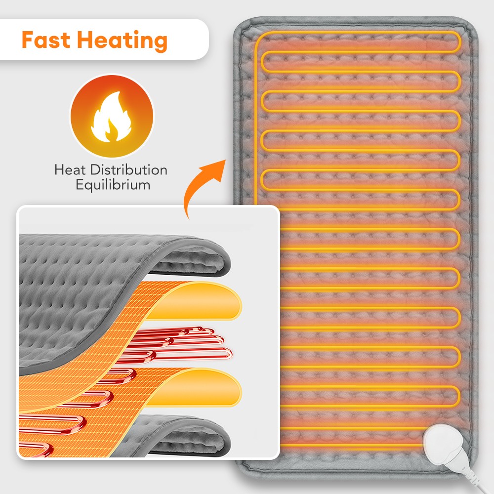 30*60cm | Electric Fast Heat | 9 Levels | Auto Shut-off