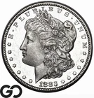 1883 Morgan Silver Dollar Coin, Proof-Like, Gem BU++ PL