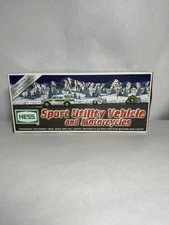 2004 Hess Sport Utility Vehicle and Motorcycles Hess Truck New in Box