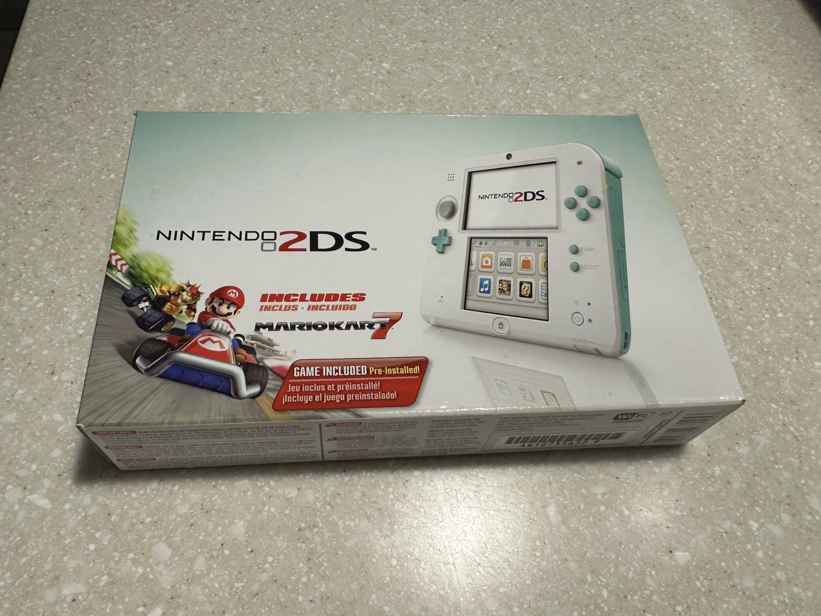 2DS Sea Green RARE System BRAND NEW NIB FACTORY SEALED - MARIO CART GAME EDITION