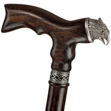Fancy Handmade Walking Cane for Men - Eagle - Unique Designer Wood Cane Fashi...