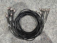 LOT 8x 6' Belden Video Brilliance 4855R 12GHz 4K UHD SDI Mini RG59 BNC Cables