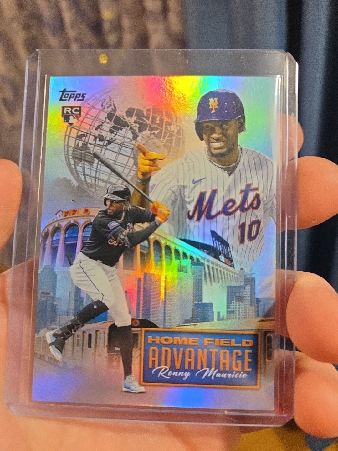 2024 Topps Update Series Home Field Advantage Ronny Mauricio RC New York Mets