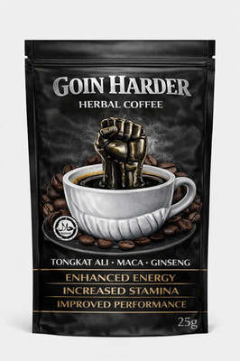 NEW !!! GOIN HARDER Coffee 20 Packs GO HARD