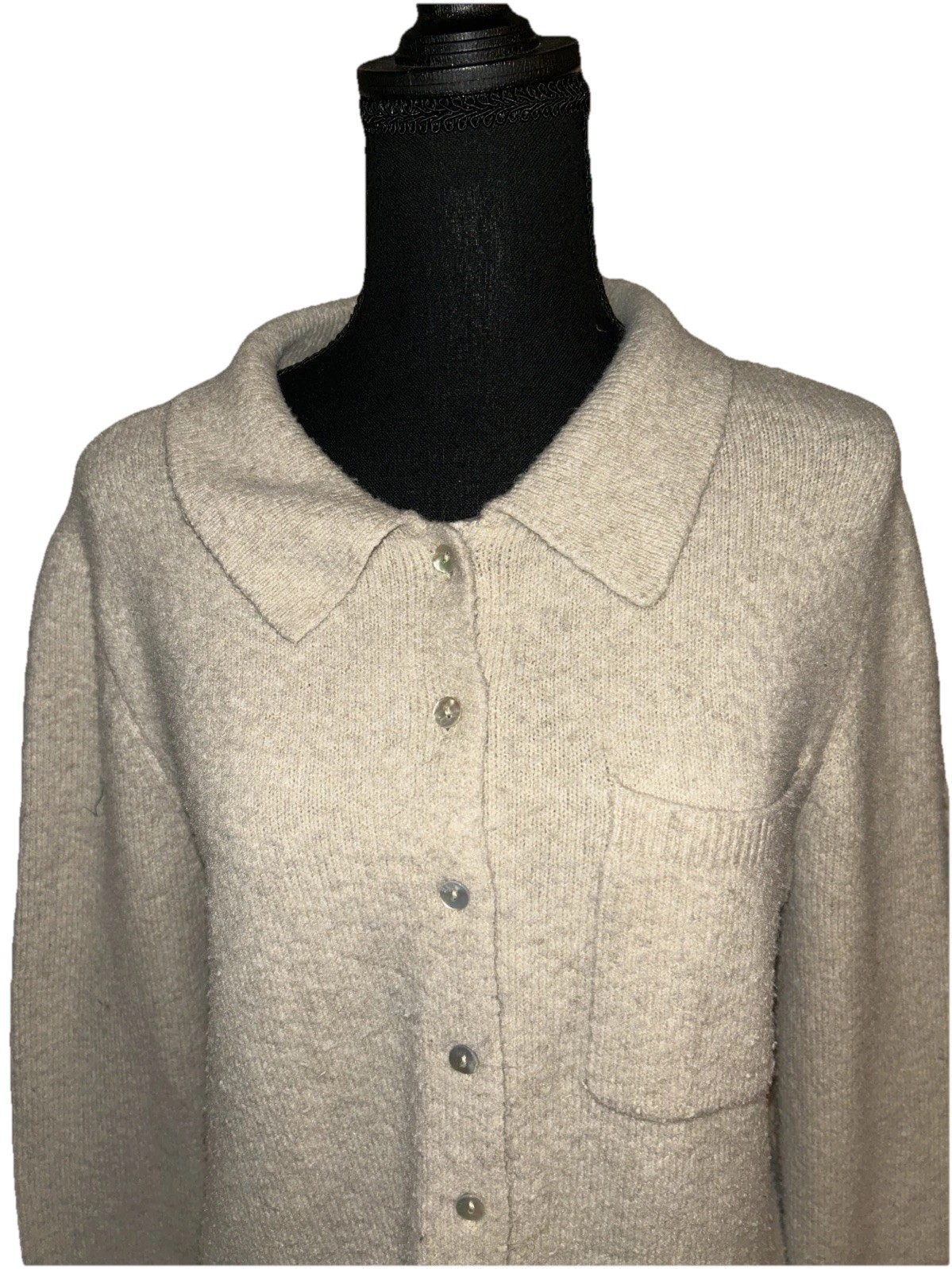 Soft Surroundings Button Up Collared Long Sleeve … - image 2
