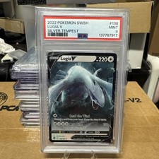 2022 Pokémon SW&SH SILVER TEMPEST #138 LUGIA V FULL ART RARE | PSA 9 | POKEMON