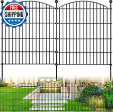 10 Panels Garden Fence Dog Fence Outdoor for Yard 32In H X 23.6Ft L.........