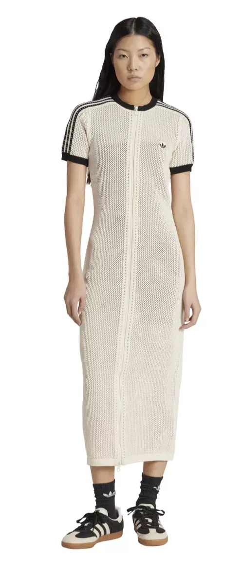 adidas Originals Premium Häkelkleid Damen Freizeitkleid Neu Mit Etikett