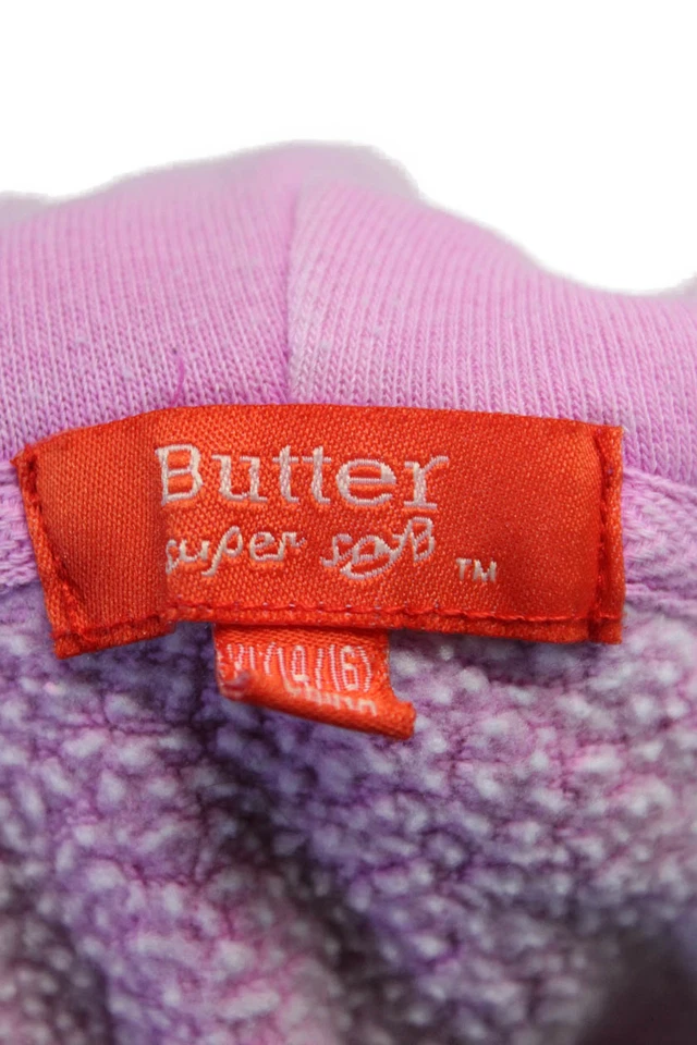 Sudadera con Capucha Butter Súper Suave Niños Niñas Mangas Largas Rosa Algodón Talla 14-16 Foto 3 de 4