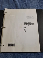 WACKER Shop SERVICE REPAIR MANUAL PT-PG-PD Series PUMPS 0117617 GREAT!