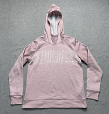 Under Armour Fleece Cold Gear Loose Fit Size S Pink Graphic Print Hoodie