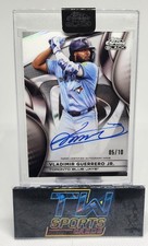 VLADIMIR GUERRERO JR 2025 TOPPS CHROME BLACK WHITE REFRACTOR AUTO /10