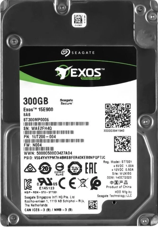 2 pcs SEAGATE EXOS ST900MP0006 900GB 12.0GB/s 256MB 15K 2.5