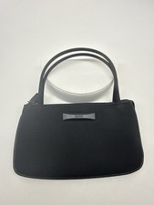 Borsa Esprit vintage anni 90 borsetta nera mini compatta multitasche
