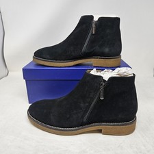 Italeau Foliana Velour Nero Waterproof Ankle Boots / Women's 10 US -40.5 IT