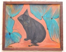 Mixed Lot / Box Signed: E. Peyer "Black Cat"