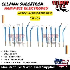 Ellman Surgitron FFPF Handpiece Electrodes 14Pcs Top Quality Autoclavable CE/FDA