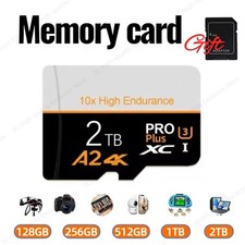 1TB 512GB 256GB 128GB Micro TF SD Card High Speed Class Flash Memory