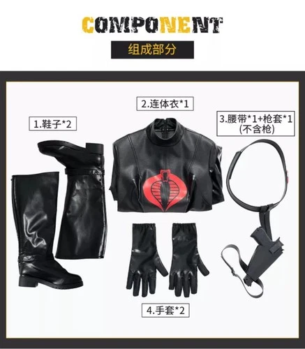 G.i. Costume di Natale Joe Coz Baronessa Coz Comandante Cobra Cosplay Halloween # - Foto 3 di 6