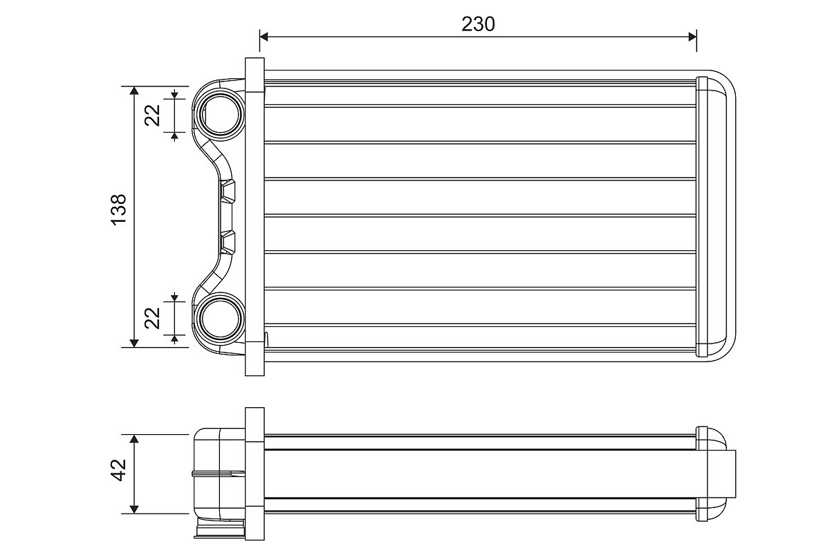 Fits VALEO 812255 HEATER CORE  ⭐UK Stock⭐
