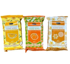 3 Pack B-Pure Hand Wipes – Pumpkin, Ginger Citrus & Sugar Cookie Scents 🎃🍋🍪