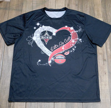 LAS VEGAS ACES Let's Go Aces Wilson Basketball Heart Love WNBA Jersey Shirt 2XL
