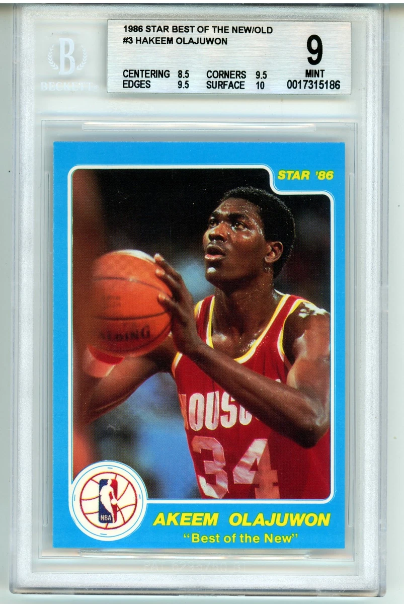 Hakeem Olajuwon Beckett Grading Services (BGS) Basketball Rookie