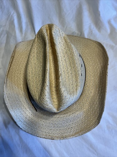 Original Conforma Brim Shape to Suit Yourself Straw Cowboy Hat Size 7 1/4 - Picture 13 of 14