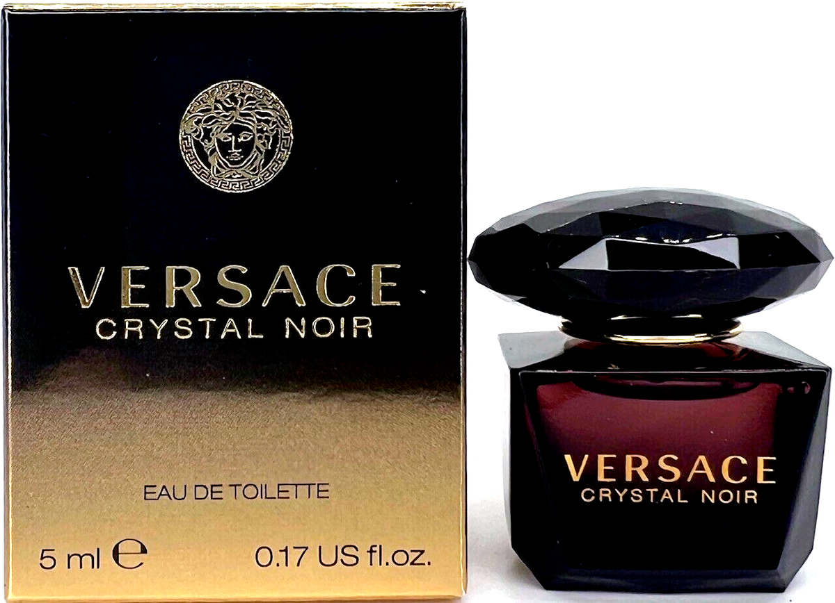 Versace Crystal Noir Women Mini oz ml *Eau De Toilette* Dab