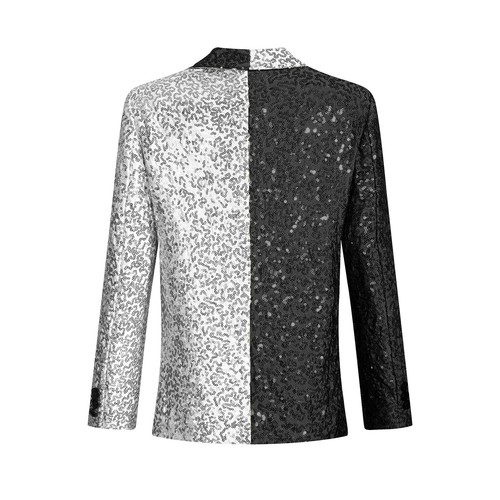 Kids Boys Blazer Shiny Outerwear ClubCelebration Jacket Long Sleeve Costumes - Picture 31 of 54