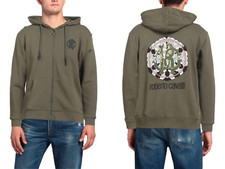 Roberto Cavalli RC Hooded Sweater Hoodie Sweatshirt Jumper Pullover New XL