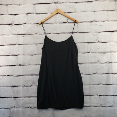 MARCHESA NOTTE Slip Dress Womens 12 Mini Lined Sleeveless Zip Black | eBay