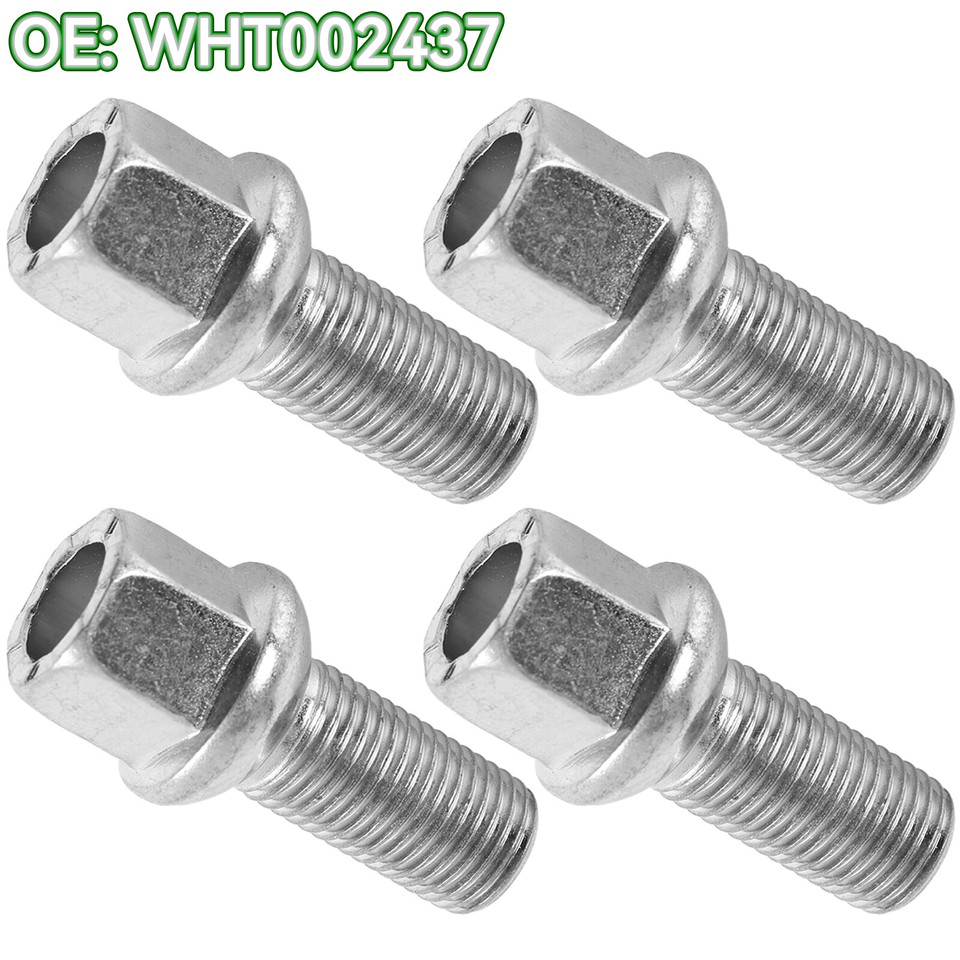 4x Silver Wheel Bolt Lug Nuts WHT002437 For VW Beetle Golf Jetta Tiguan ...