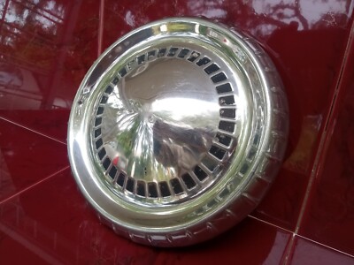 1960-1966 Mercury Comet 9.5'' Dog Dish (1) Hubcap Factory OEM Vintage Antique