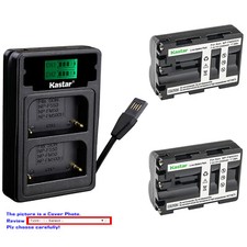 Kastar Battery LZD2 Charger for Sony NP-FM500H Sony DSLR-A100/B DSLR-A100K/B