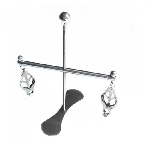 Adjustable Fixation Torture Breast Clips Clamps Tower of Pain For Women - Picture 7 of 9
