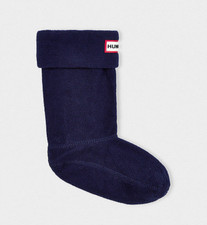 Hunter K1708 Kids Navy Boot Socks Size L 1-3