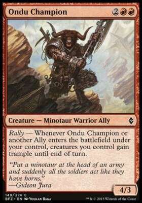 MTG Magic the Gathering Ondu Champion (149/313) Battle for Zendikar LP