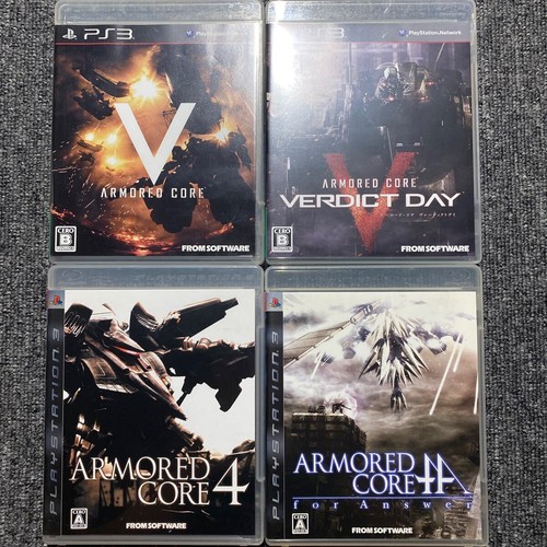 Armored Core 4 For Answer V Verdict Day Set Lot 4 PS3 Playstation3 JP Ver. - Picture 13 of 16