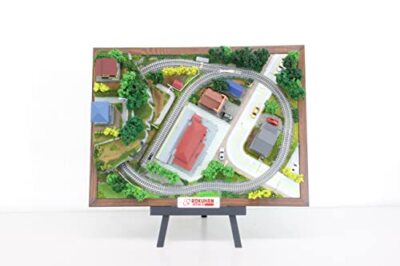 Rokuhan Z gauge wall-mounted diorama set S071-2 railway