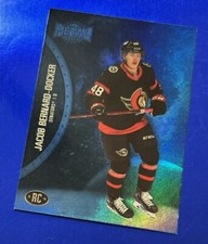 2021-22 Metal Universe #163 Jacob Bernard-Docker RC Blue Spectrum Ottawa Sens