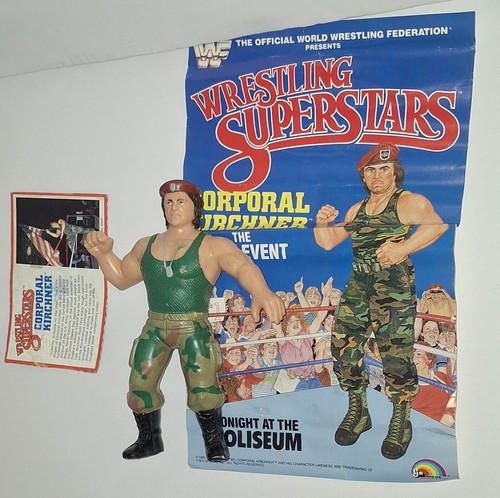 WWF LJN Corporal Kirchner Action Figure WWE Wrestl...