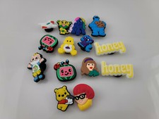 Lot of 14 Pooh Tigger Cookie Monster Unicorn etc PVC Shoe Charms NEW