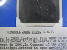 CIVIL WAR GENERAL JOHN POPE PHOTO PLAQUE HISTORICAL MUSEUM DISPLAY PROOF/ CERT — photo 8