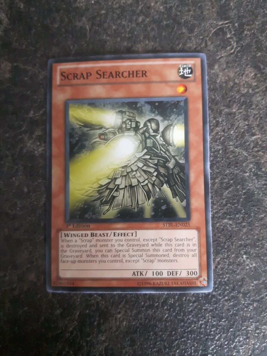 yugioh card searcher Scrap Searcher Effect 1st Edition YuGiOh Card STBL-025