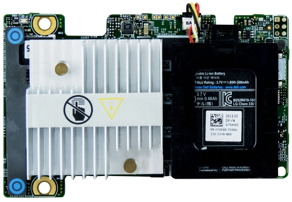 Dell Raid Controller 0MCR5X Perc H710 Mini Mono 512MB 6Gbps Sas Raid + Bbu - Image 2 of 2