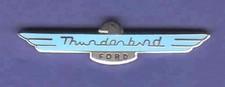 THUNDERBIRD LOGO LONG HAT PIN LAPEL TIE TAC ENAMEL BADGE #0413