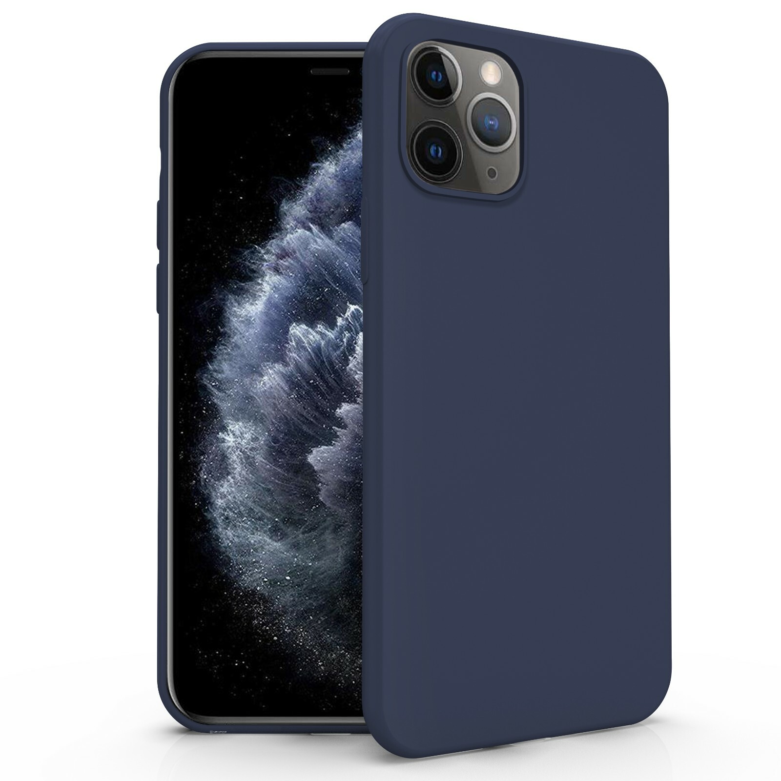 Cover Custodia Silicone Morbido Tpu Slim Soft per Apple iPhone 11 Pro Max Blu
