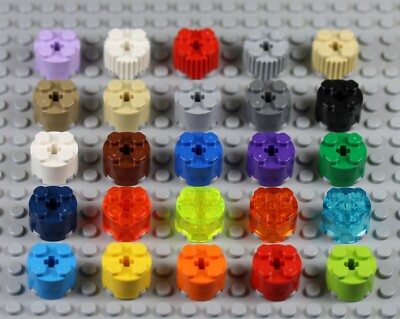 LEGO parts 3941 (4pcs) ROUND 2X2 W/ HOLE CHOOSE COLOR Bricks